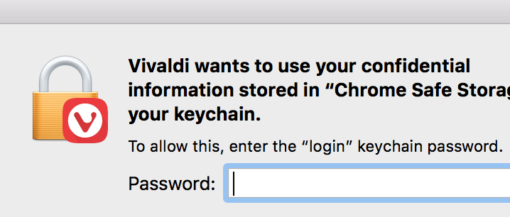 Vivaldi not saving passwords on Mac | Vivaldi Forum