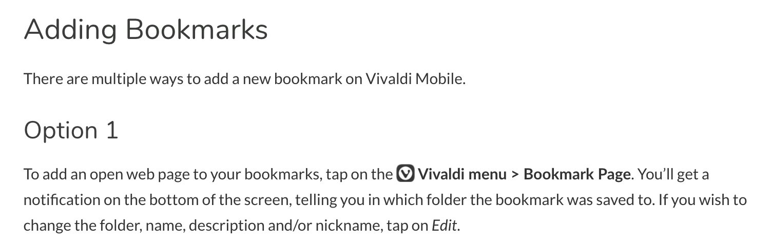 how to create a bookmark in vivaldi how to create a bookmark in vivaldi