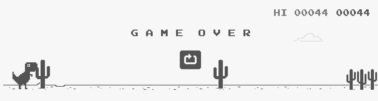 Coding Chrome Dino Game in JavaScript with a HTML Canvas